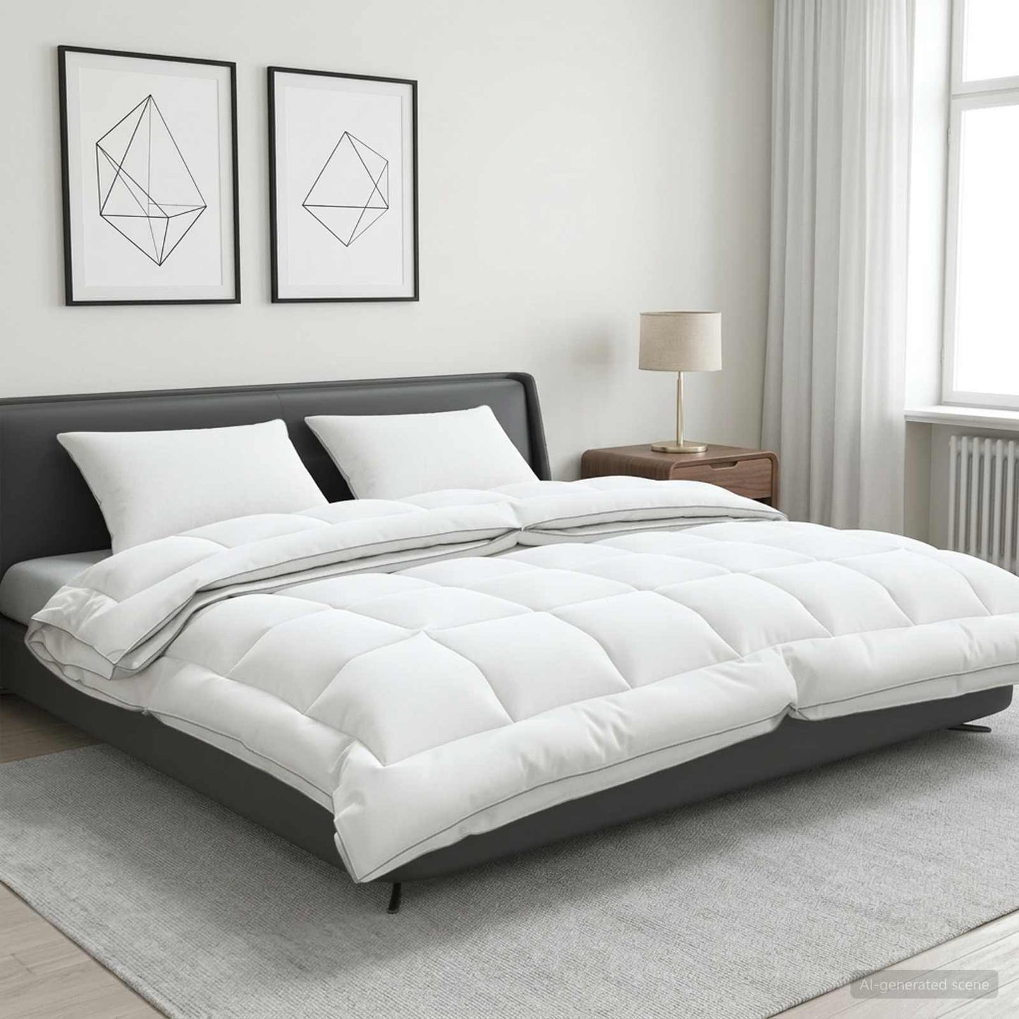 Antklodės ir pagalvių rinkinys 3 pcs 220x260 cm 4 metų laikai