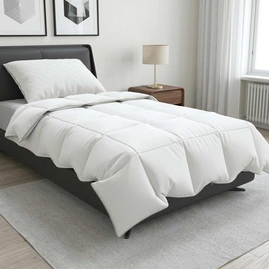 Antklodė FULDA 152 x 203 cm Vasara 100 GSM 90% žąsų pūkai Balta