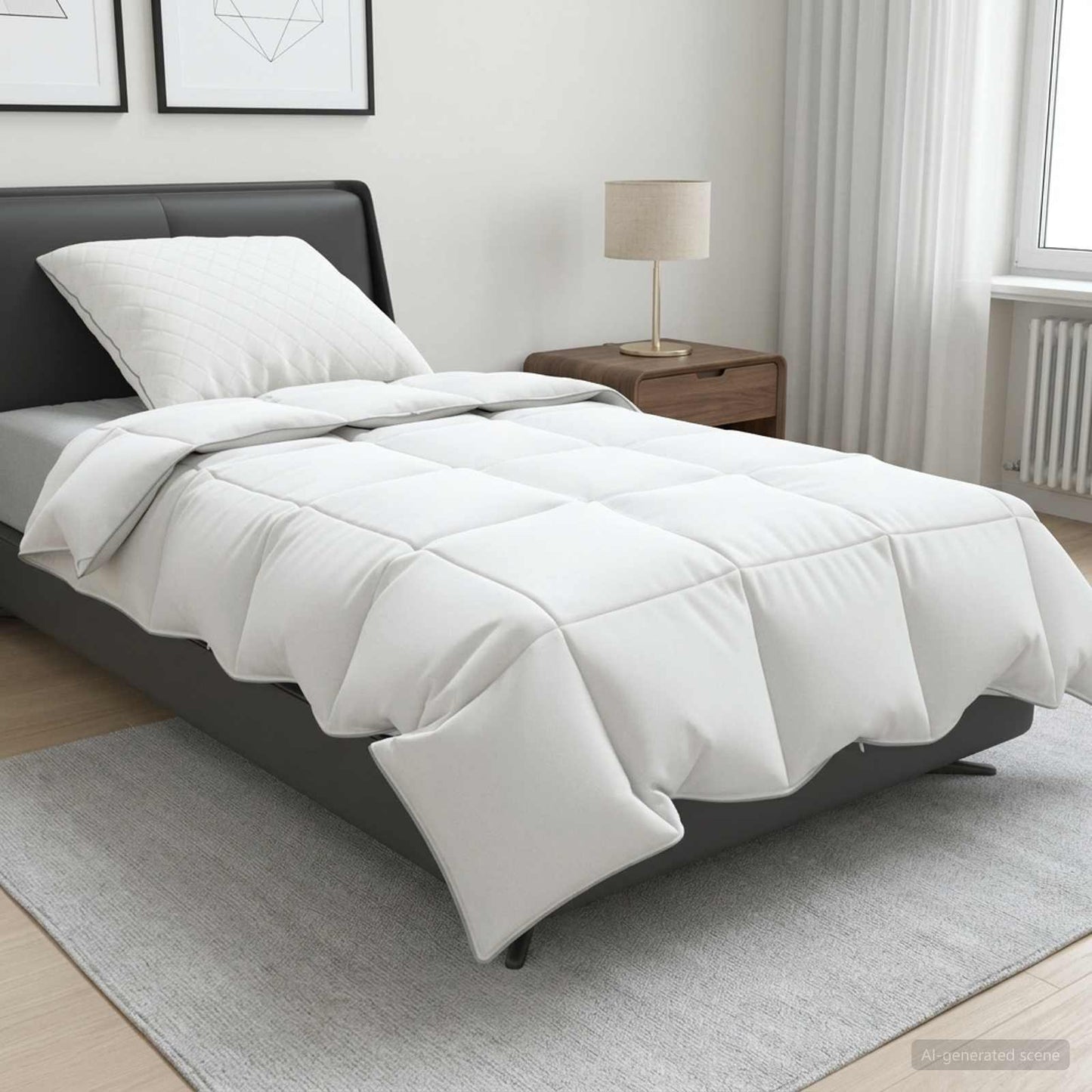 90% žąsies pūkų antklodės komplektas FULDA 2 pcs 135 x 200 cm