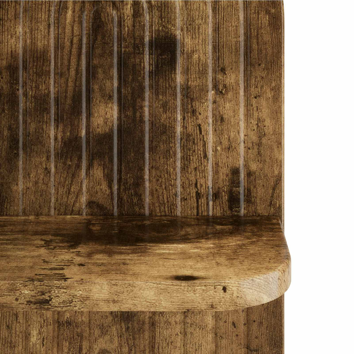 Sieninė lentyna 2 vnt. Dūminio ąžuolo 23 x 13,5 x 37,5 cm