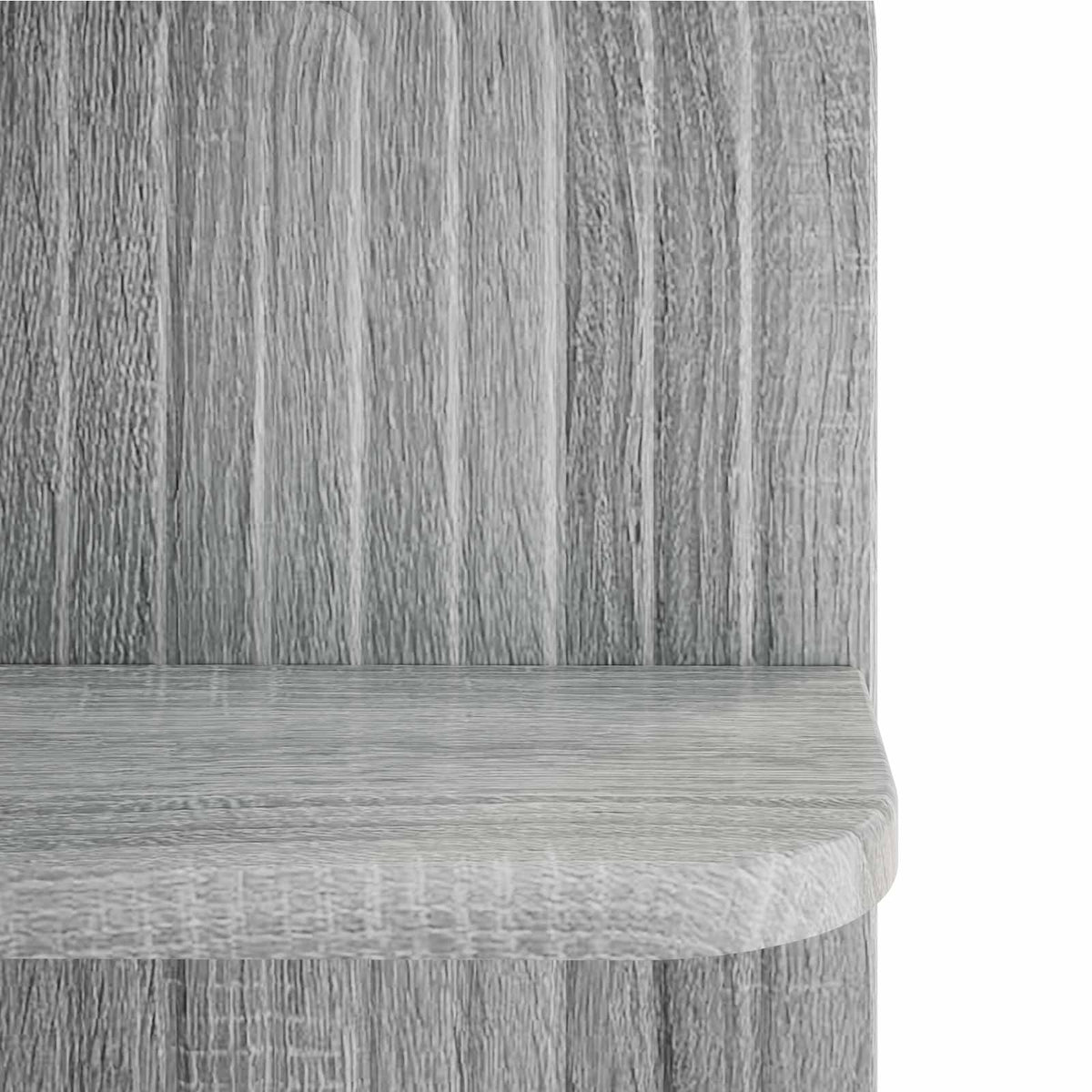 Sieninė lentyna 2 vnt. Pilka Sonoma 23 x 13,5 x 37,5 cm