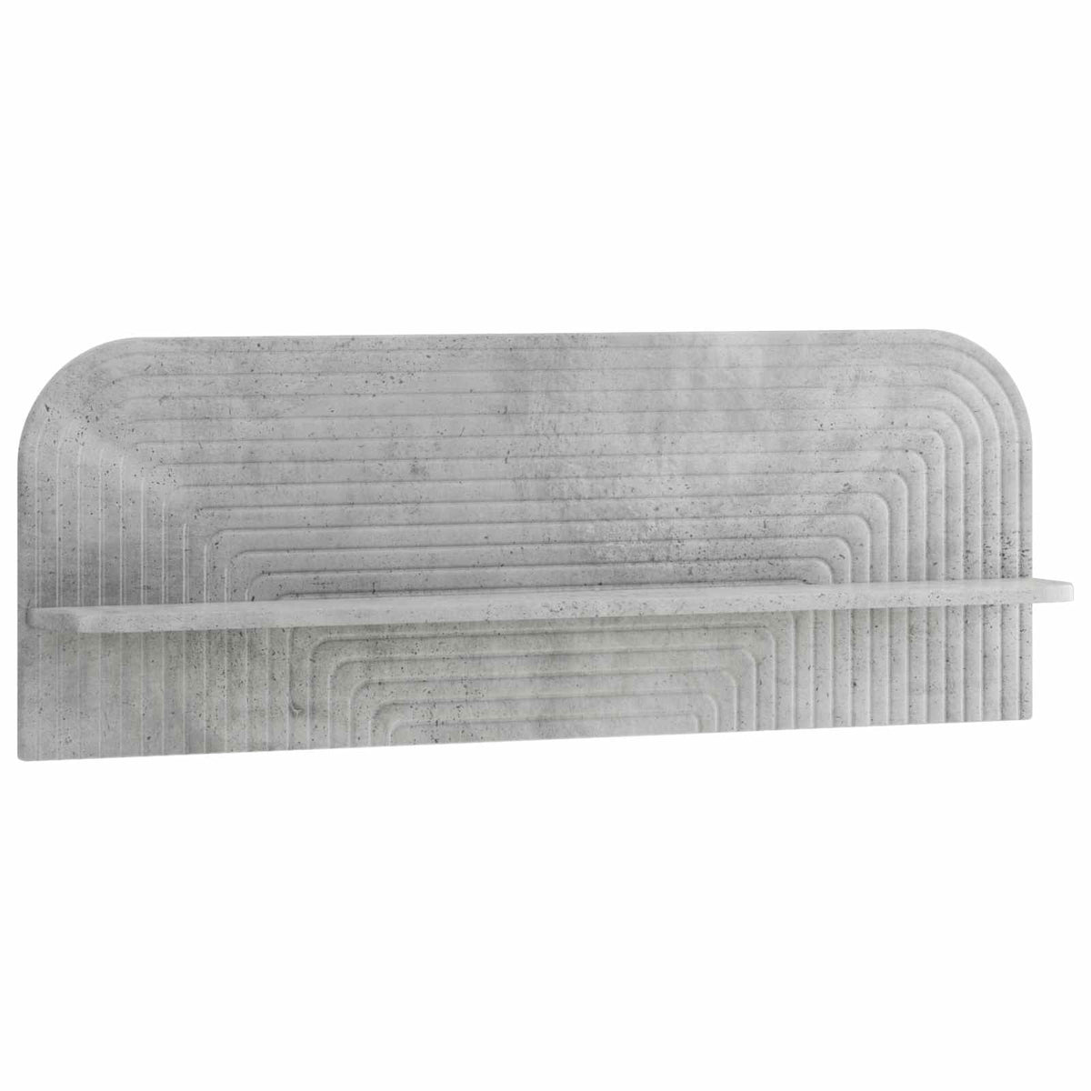 Sieninė lentyna 2 vnt. Betono pilka 102 x 13.5 x 37.5 cm