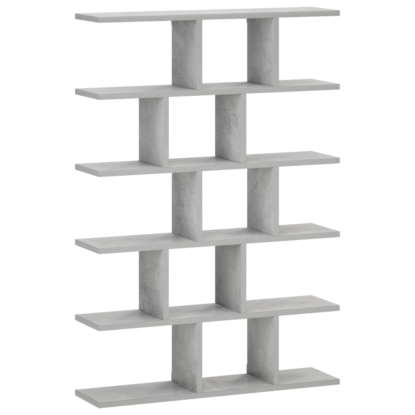 Sieninė lentyna Betono pilka 70 x 17 x 101 cm Apdirbta mediena
