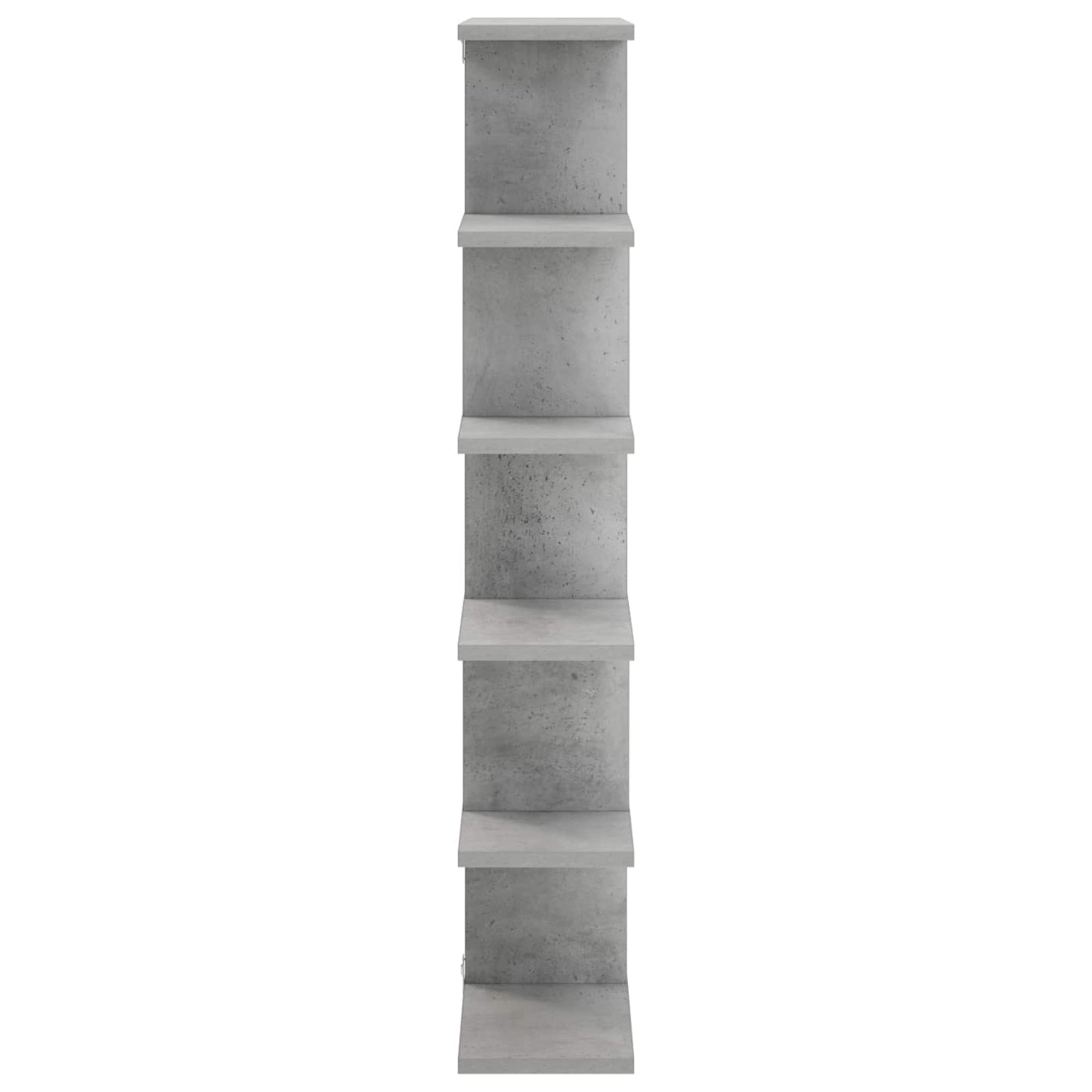 Sieninė lentyna Betono pilka 70 x 17 x 101 cm Apdirbta mediena