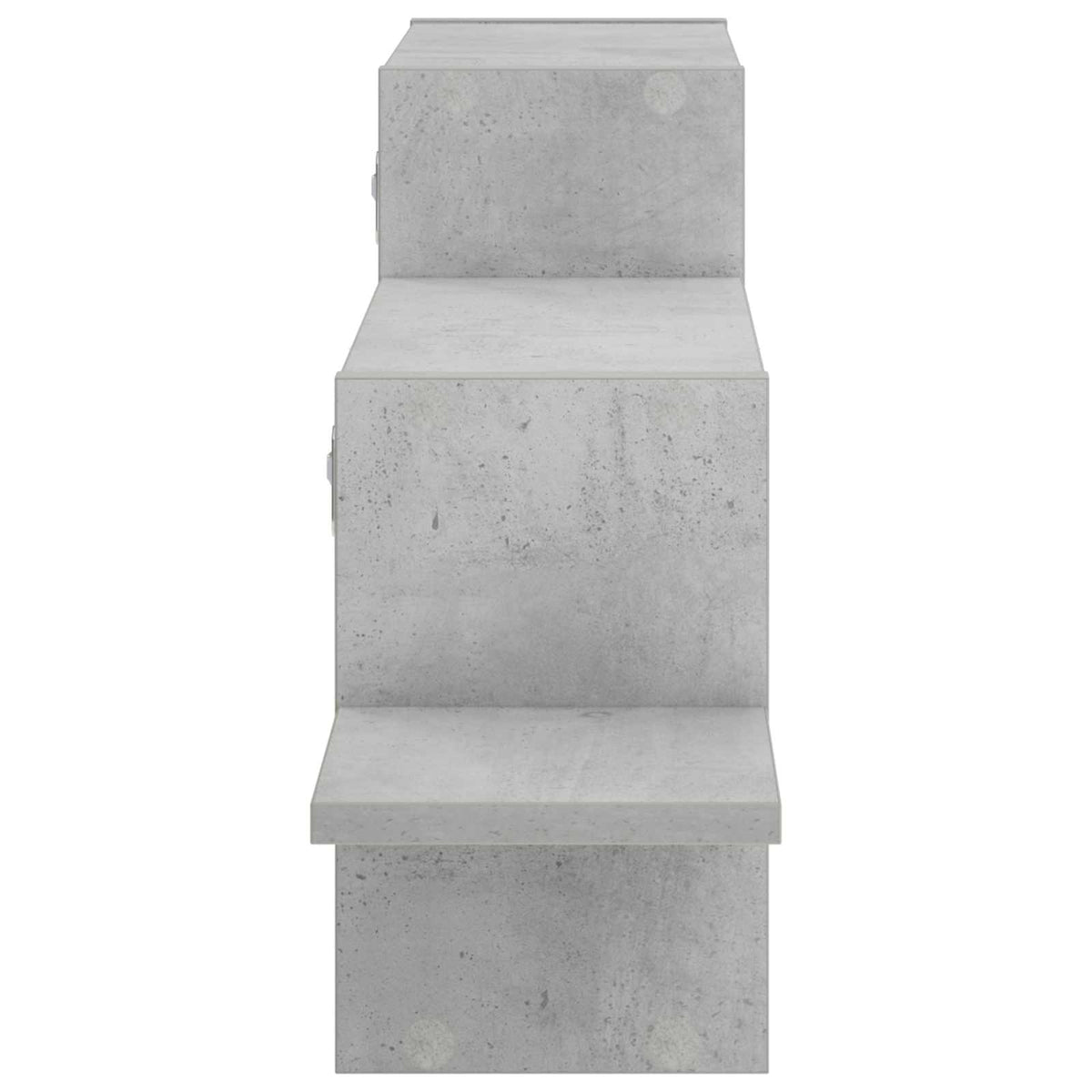 Sieninė lentyna Betono pilka 95 x 17 x 37 cm Apdirbta mediena