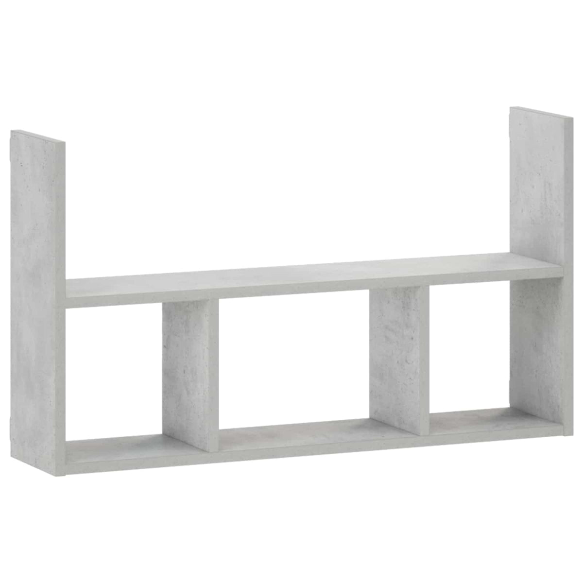 Sieninė lentyna Betono pilka 78.5 x 17 x 45 cm Apdirbta mediena