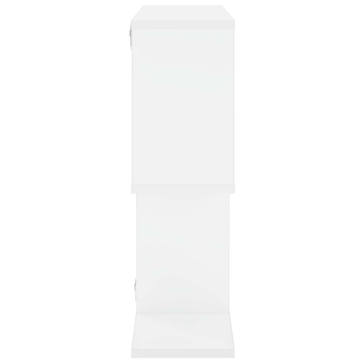 Sieninė lentyna Balta 72 x 17 x 55,5 cm Apdirbta mediena