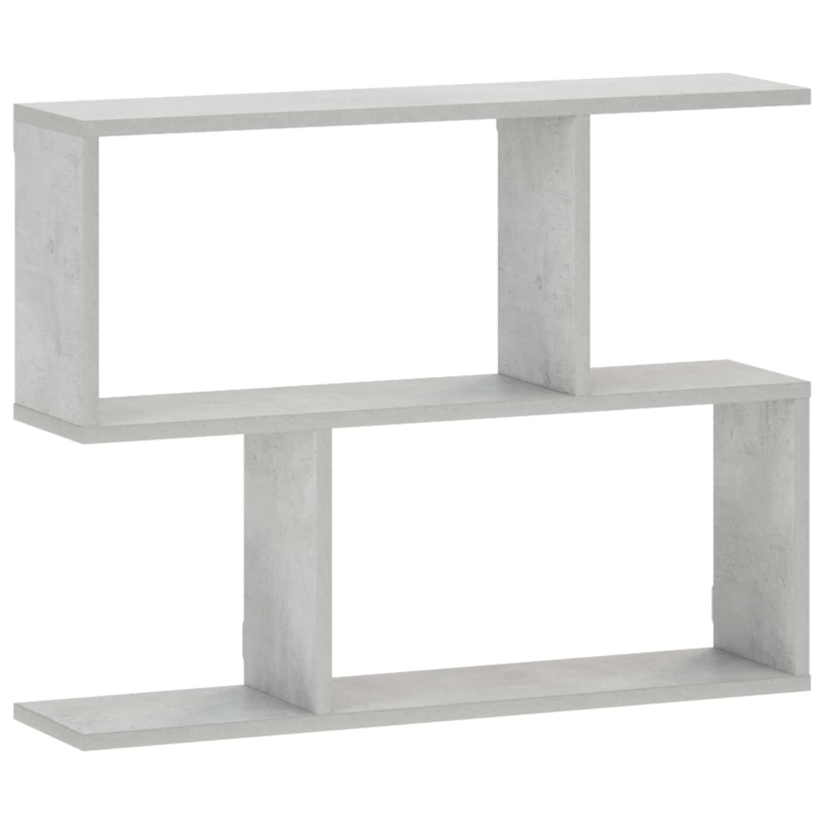 Sieninė lentyna Betono pilka 72 x 17 x 55.5 cm Apdirbta mediena
