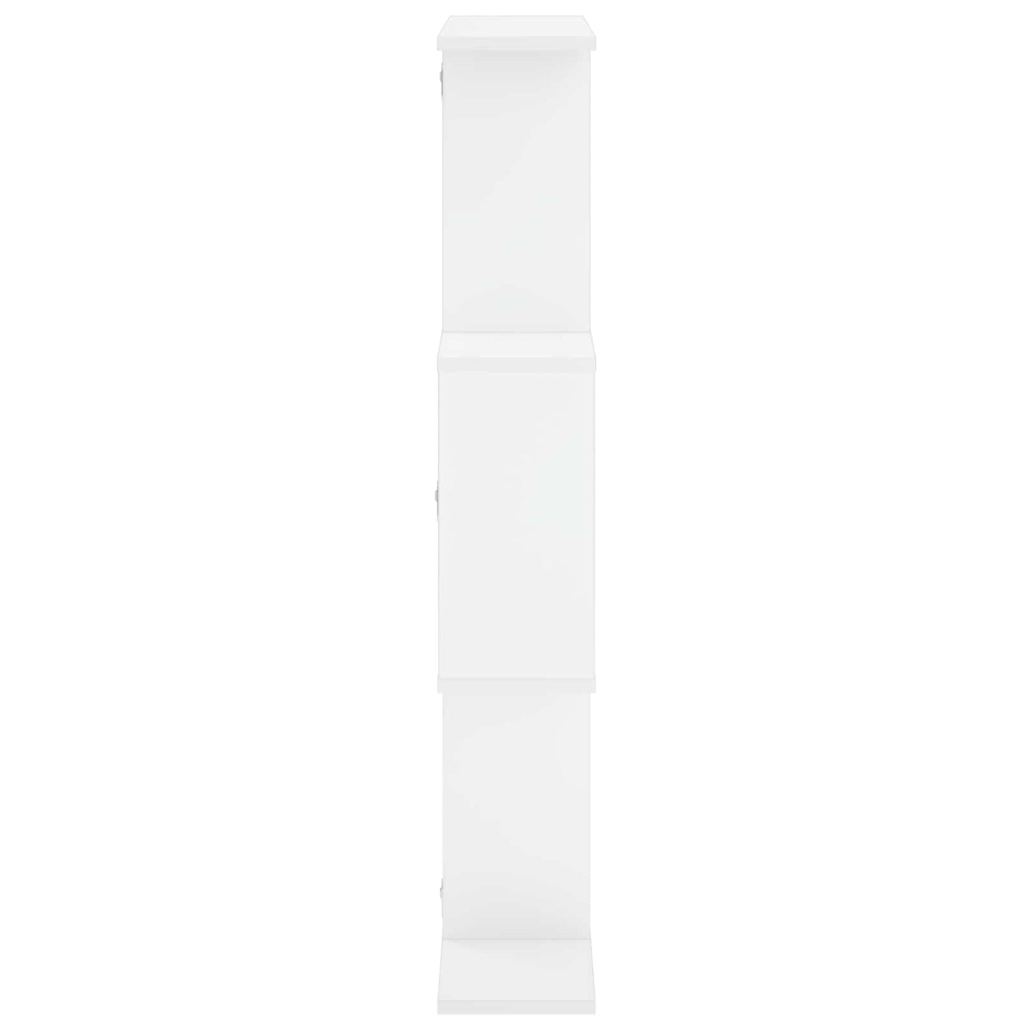 Sieninė lentyna Balta 72 x 17 x 105 cm Apdirbta mediena