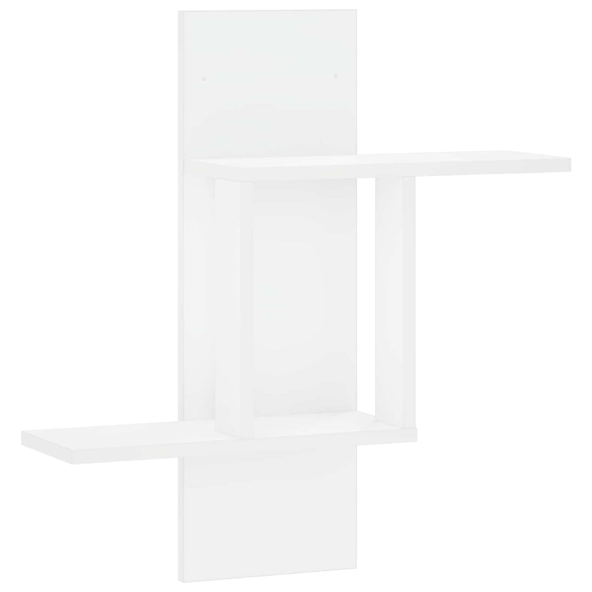 Sieninė lentyna Balta 59 x 17 x 63 cm Apdirbta mediena
