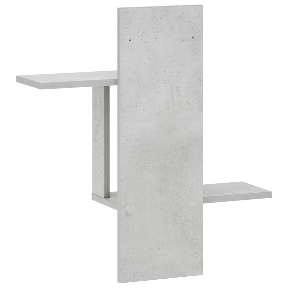 Sieninė lentyna Betono pilka 59 x 17 x 63 cm Apdirbta mediena