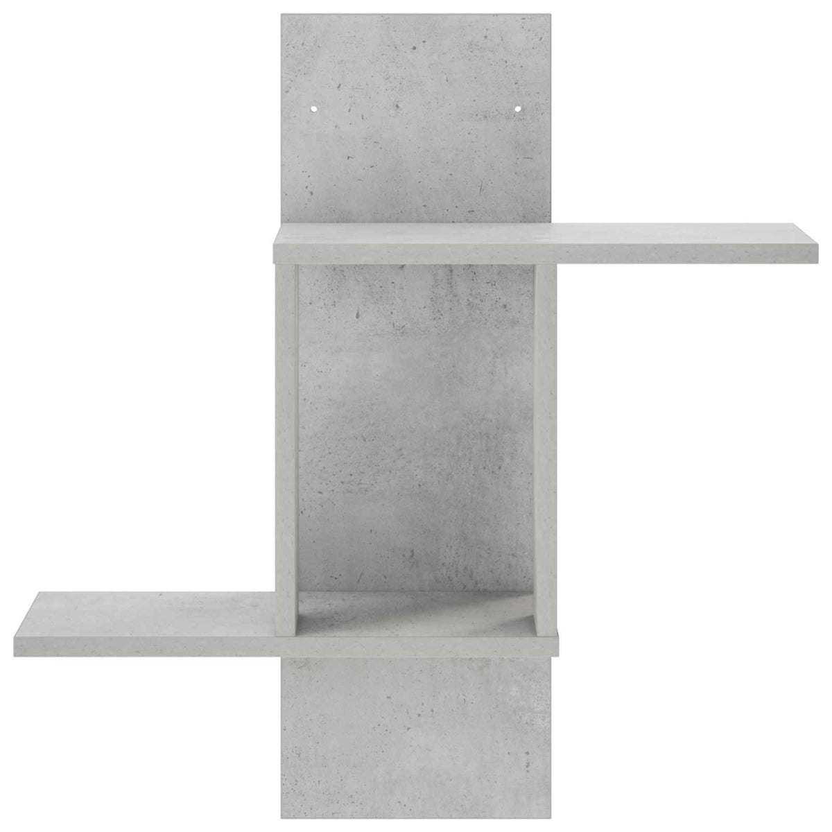 Sieninė lentyna Betono pilka 59 x 17 x 63 cm Apdirbta mediena