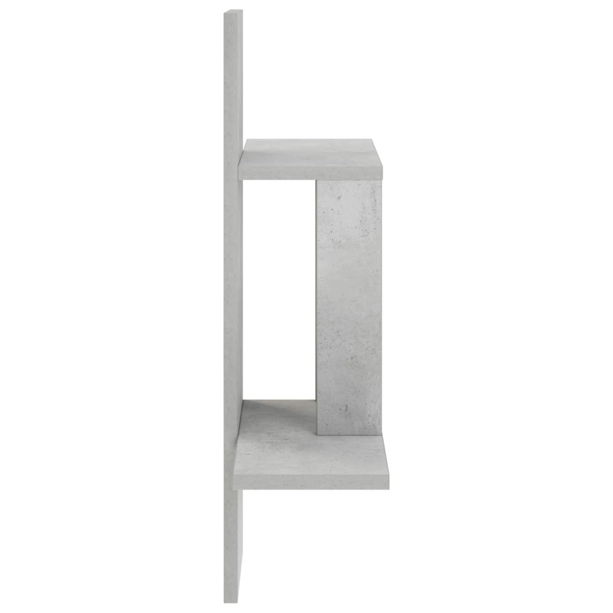 Sieninė lentyna Betono pilka 59 x 17 x 63 cm Apdirbta mediena