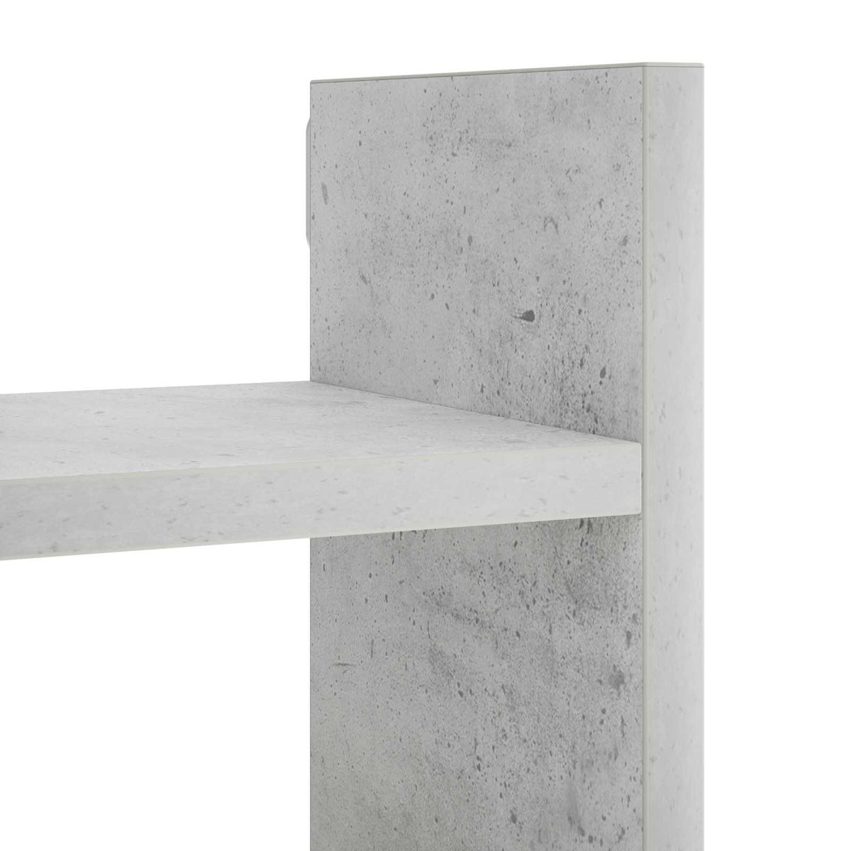 Sieninė lentyna Betono pilka 90 x 17 x 32 cm Apdirbta mediena