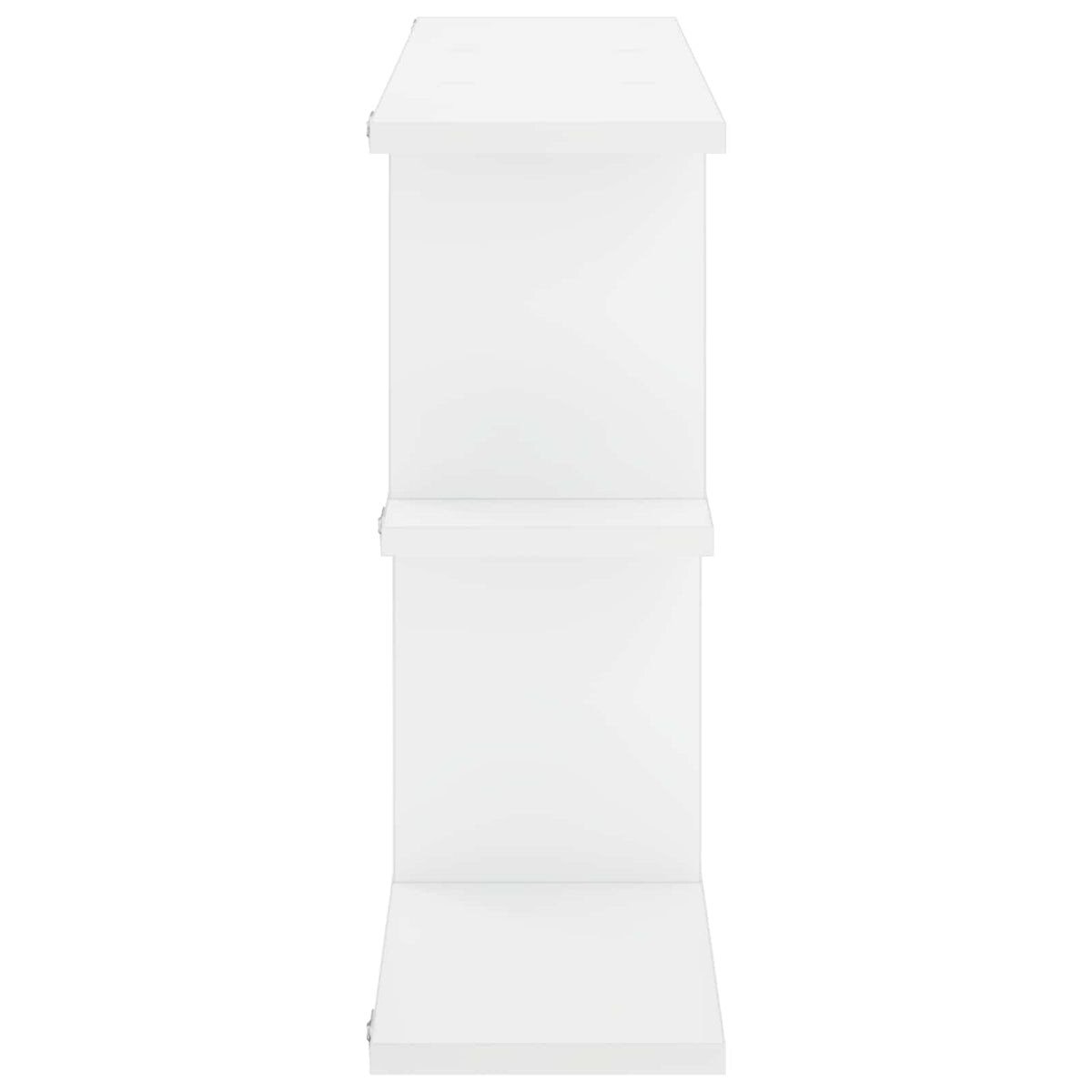 Sieninė lentyna Balta 100 x 17 x 45.5 cm Apdirbta mediena