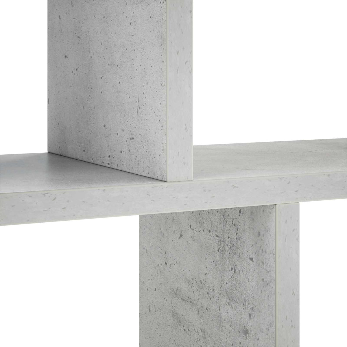 Sieninė lentyna Betono pilka 100 x 17 x 45.5 cm