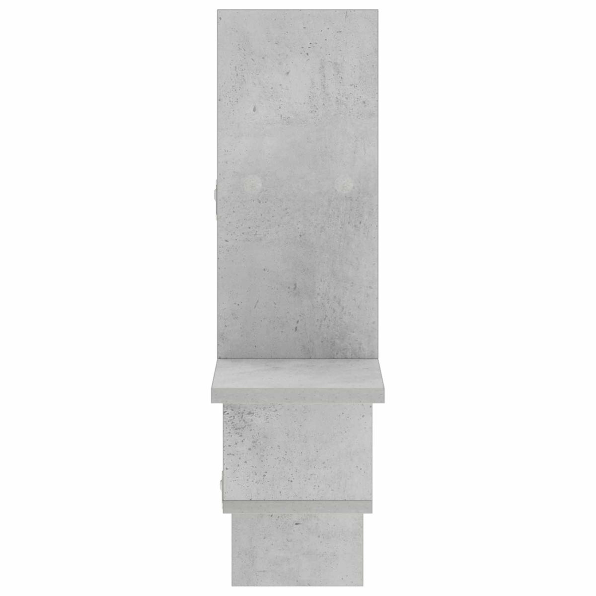 Sieninė lentyna Betono pilka 87 x 17 x 75 cm Apdirbta mediena