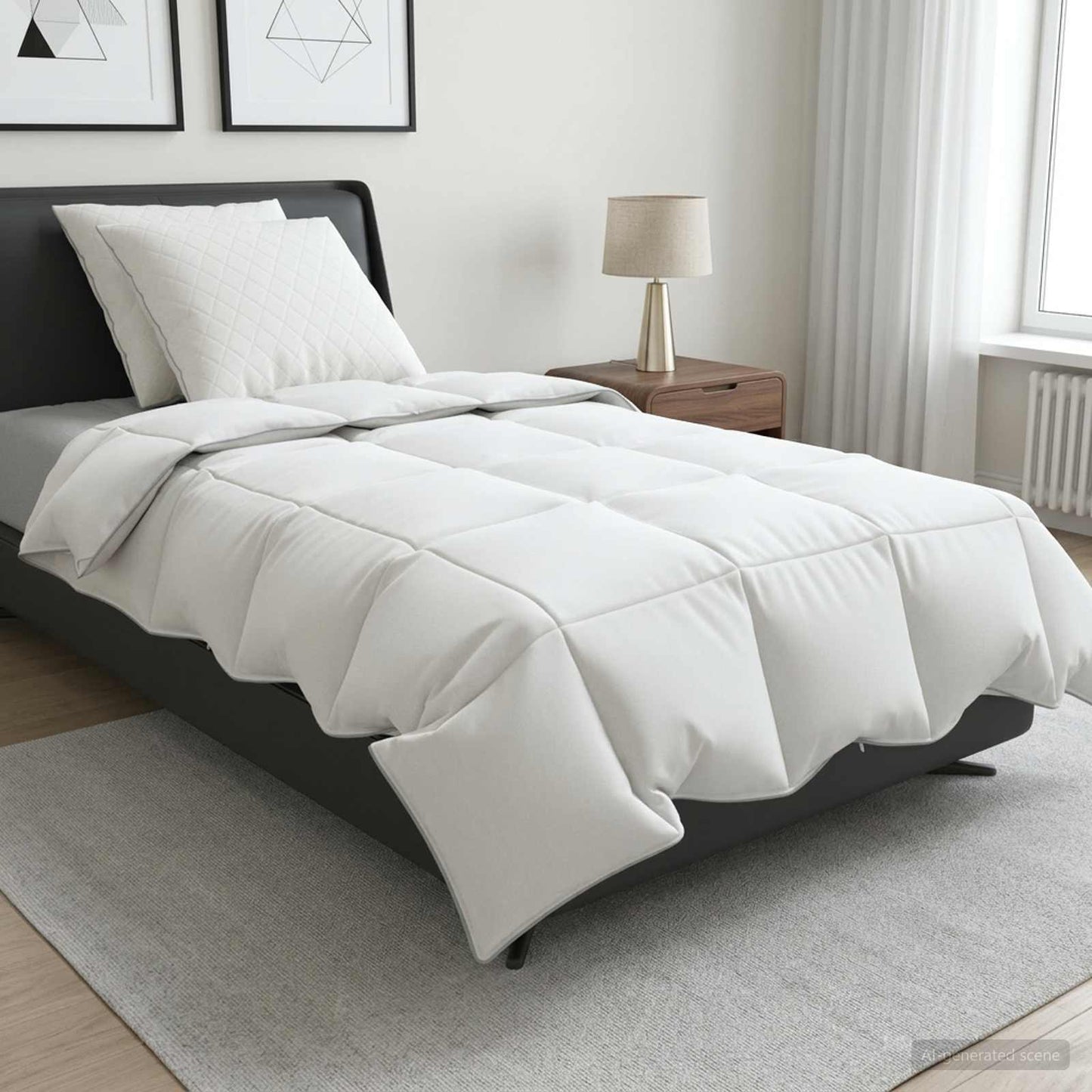 90% žąsies pūkų antklodės komplektas FULDA 3 pcs 140 x 220 cm
