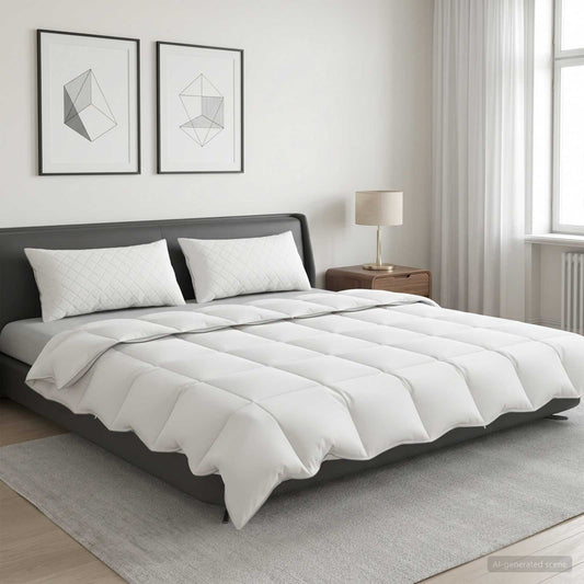90% žąsies pūkų antklodės komplektas FULDA 3 vnt. 220 x 260 cm