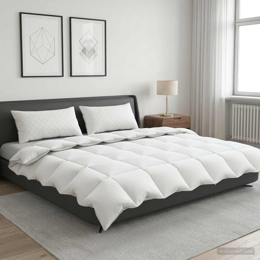 90% žąsies pūkų antklodės komplektas FULDA 3 vnt. 220 x 240 cm