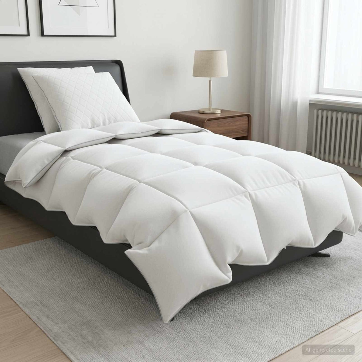 90% žąsies pūkų antklodės komplektas FULDA 3 pcs 135 x 220 cm