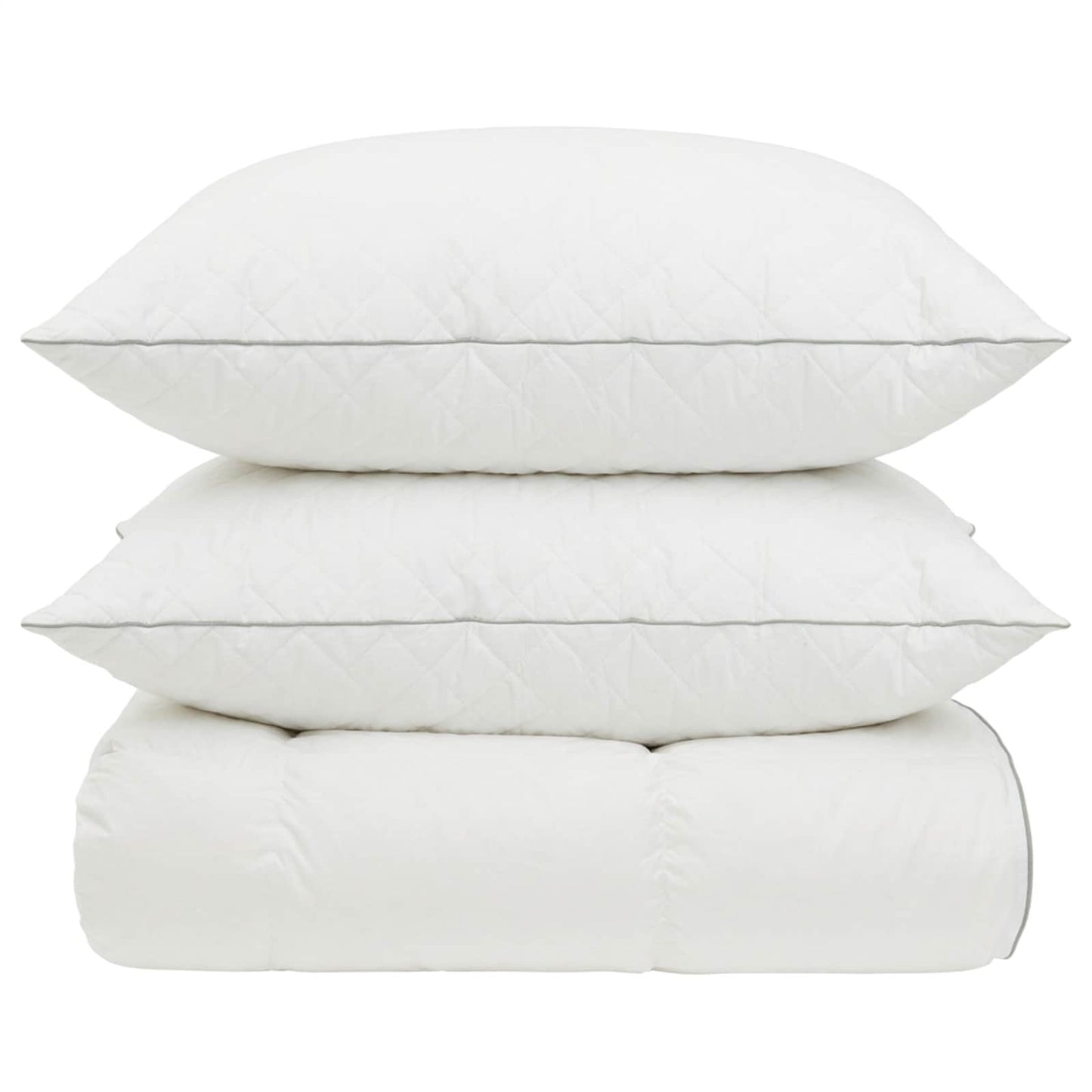 90% žąsies pūkų antklodės komplektas FULDA 3 pcs 200 x 200 cm