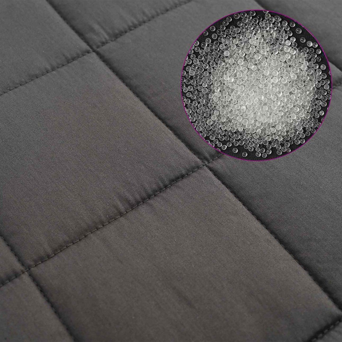 Svorio antklodė Antracito 200 x 220 cm 9 kg 100% Medvilnė 205T