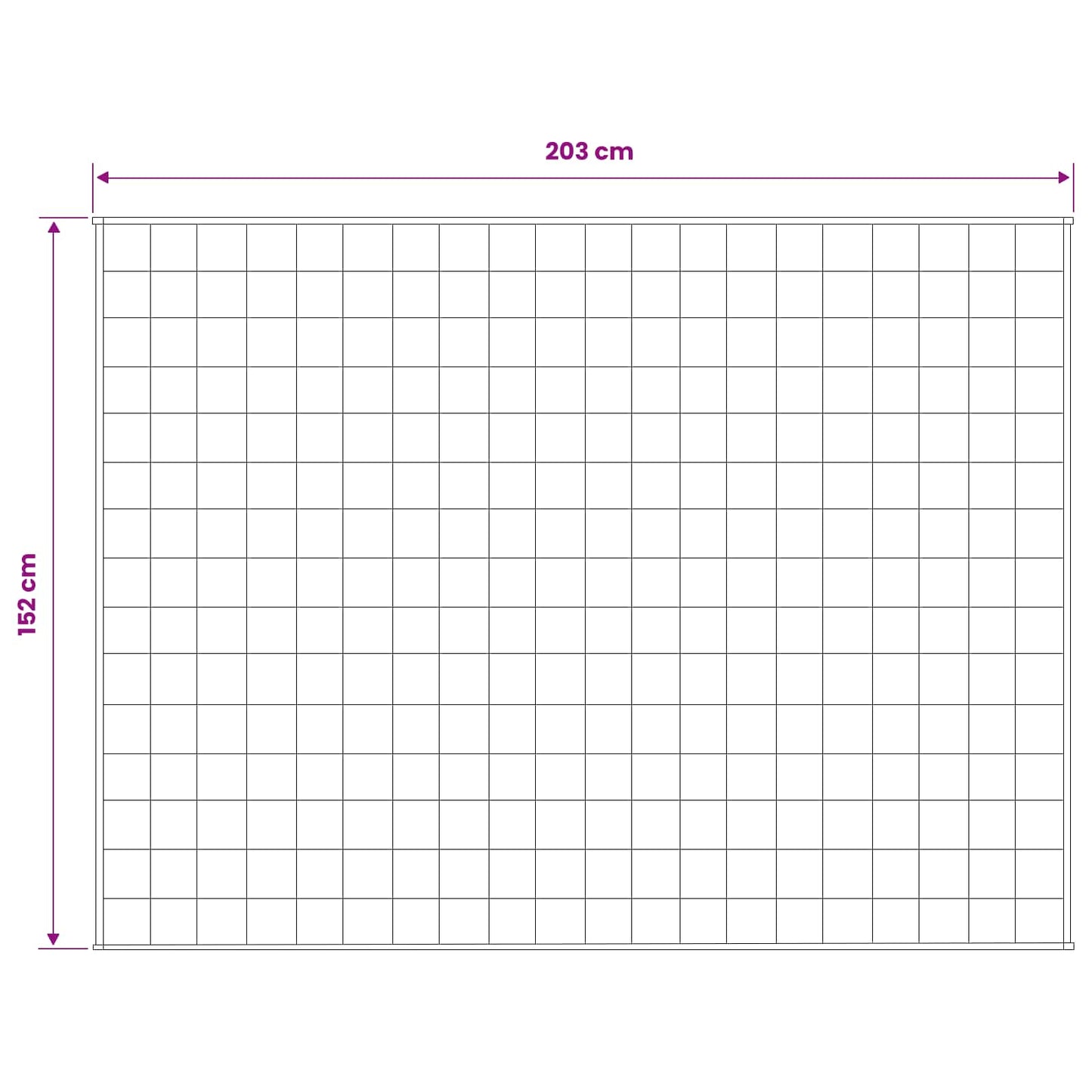 Svorio antklodė Antracito 152 x 203 cm 11 kg 100% Medvilnė 205T