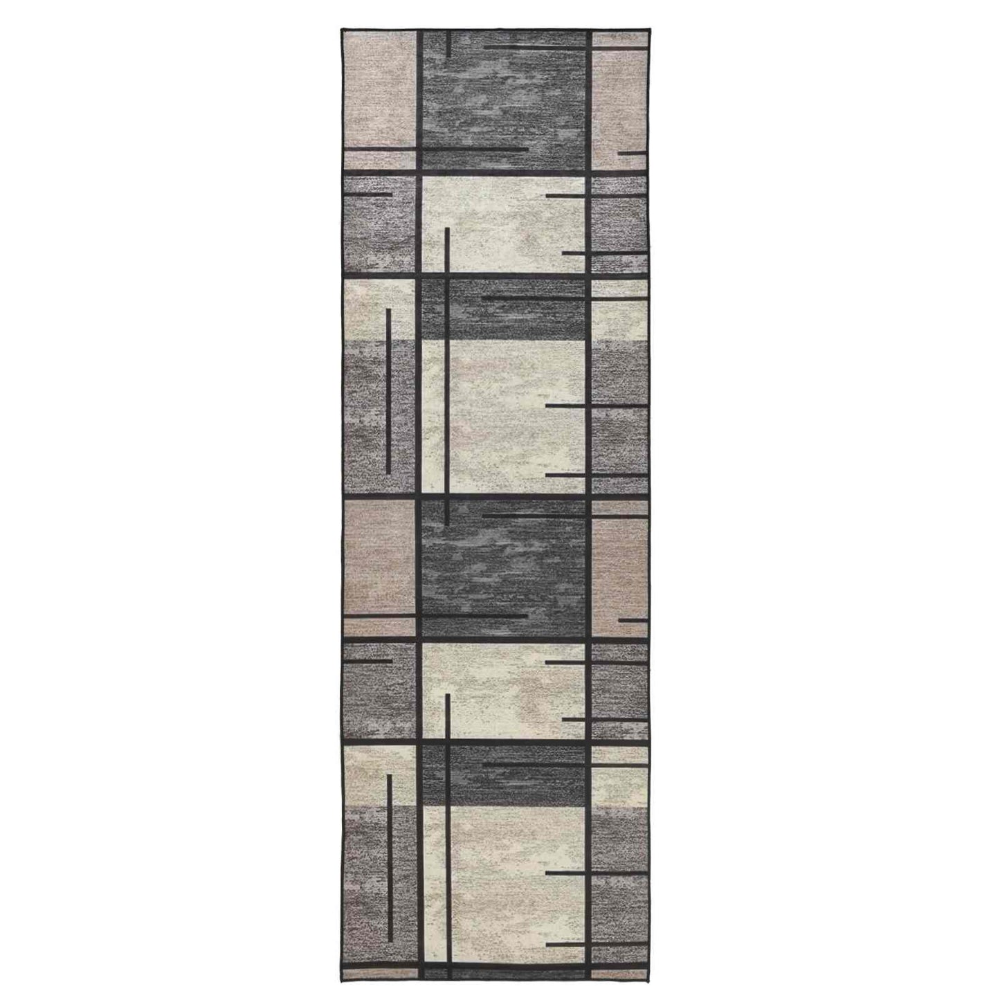 Kilimėlis LESAKA Ruda 100 x 400 cm Deimantinė aksominė medžiaga