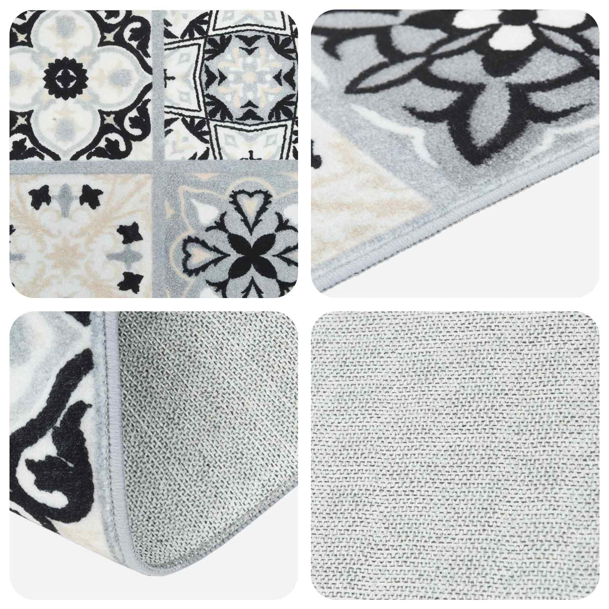 Kilimėlis ORIZ 1150 gsm Pilka ir juoda