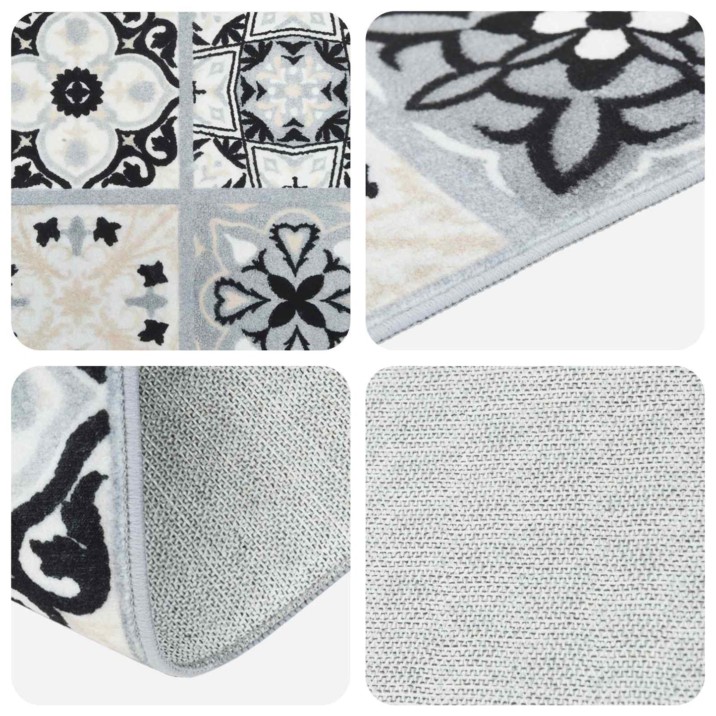 Kilimėlis ORIZ 1150 gsm Pilka ir juoda