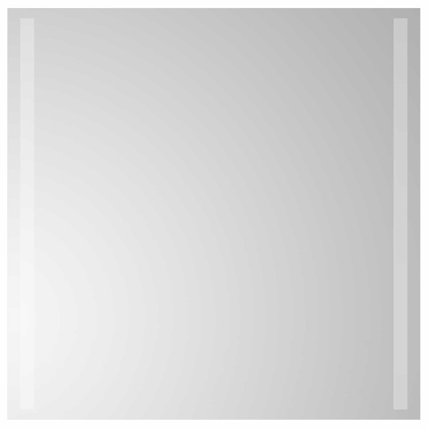 LED vonios veidrodis Skaidrus 60 x 60 cm grūdintas stiklas