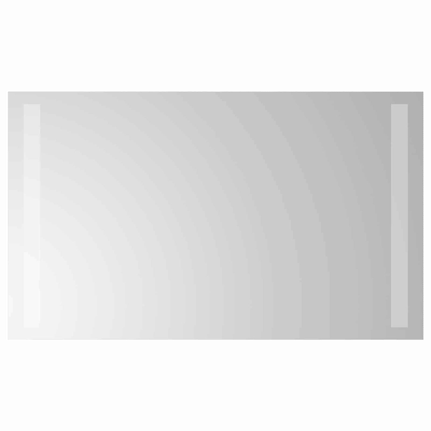 LED vonios veidrodis Skaidrus 60 x 30 cm grūdintas stiklas