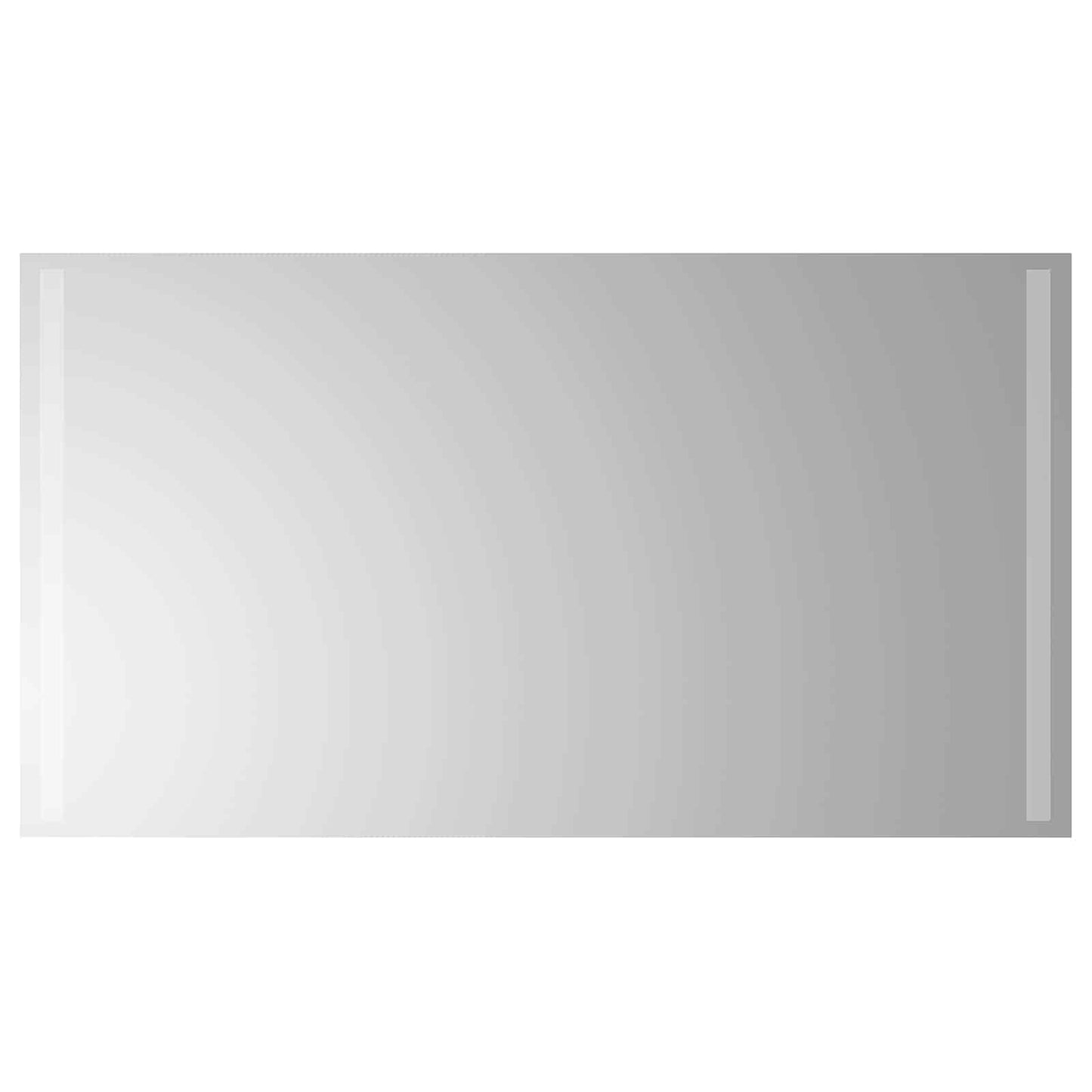 LED vonios veidrodis Skaidrus 90 x 50 cm grūdintas stiklas