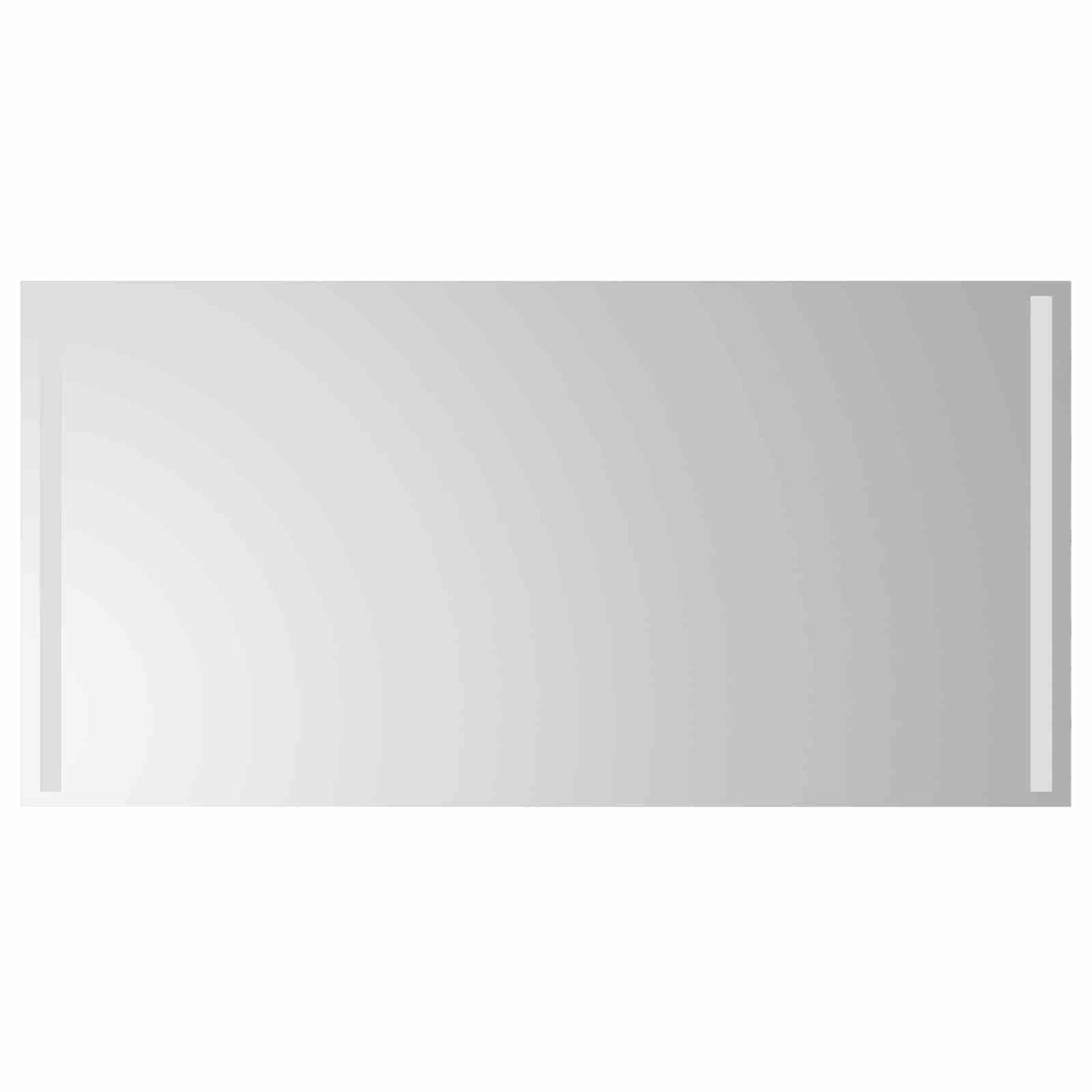 LED vonios veidrodis Skaidrus 100 x 60 cm grūdintas stiklas