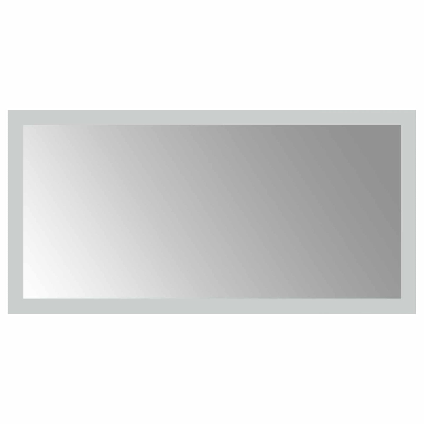 LED vonios veidrodis Skaidrus 40 x 20 cm grūdintas stiklas