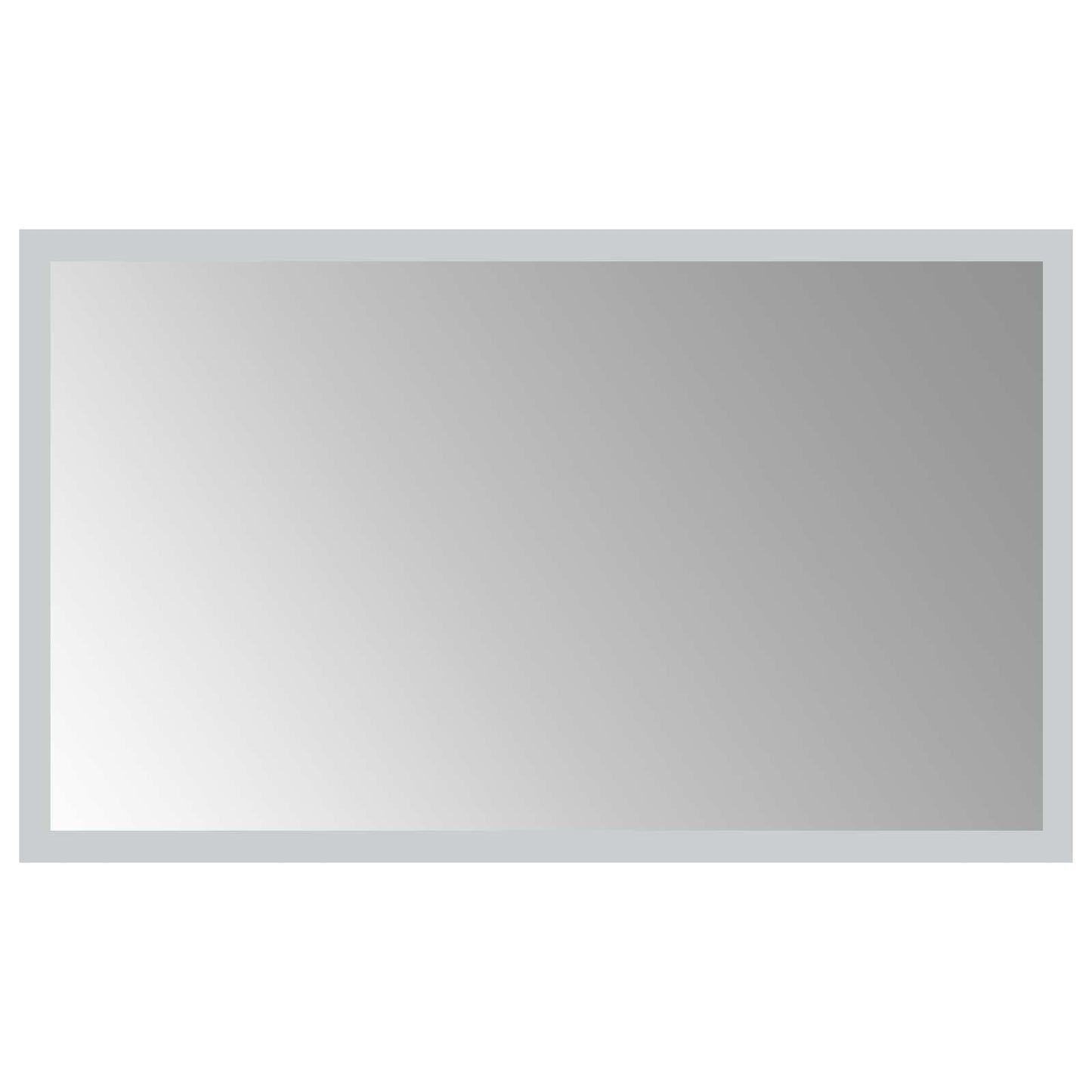 LED vonios veidrodis Skaidrus 50 x 30 cm grūdintas stiklas