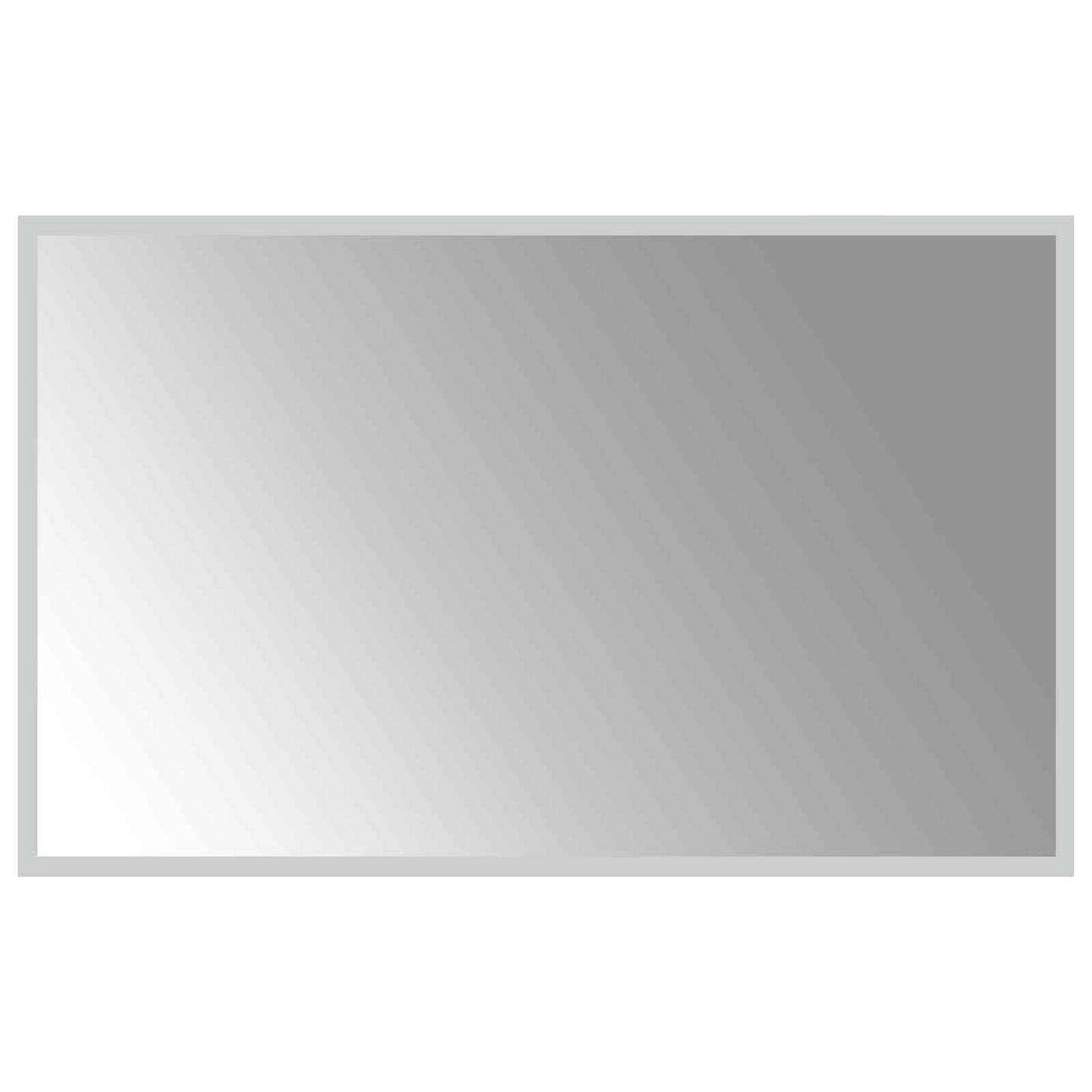 LED vonios veidrodis Skaidrus 80 x 50 cm grūdintas stiklas