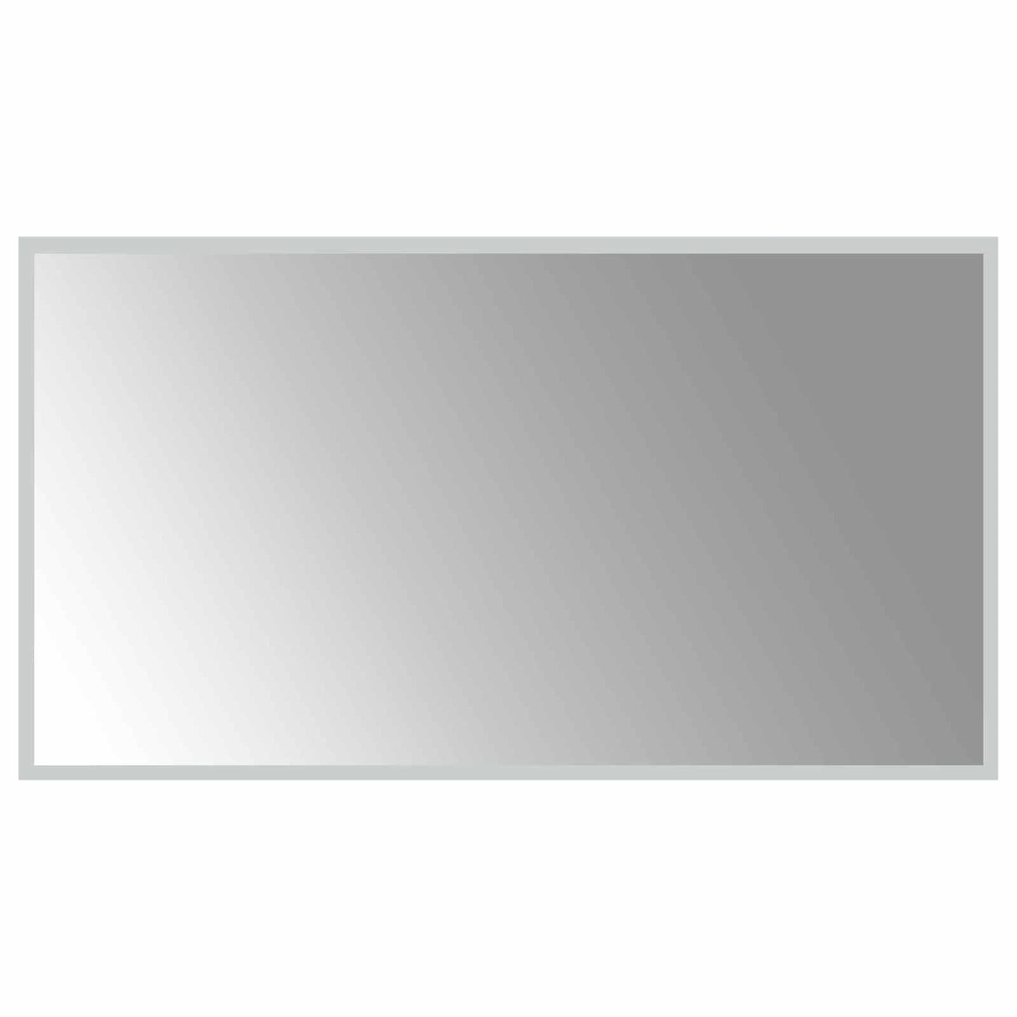 LED vonios veidrodis Skaidrus 90 x 50 cm grūdintas stiklas
