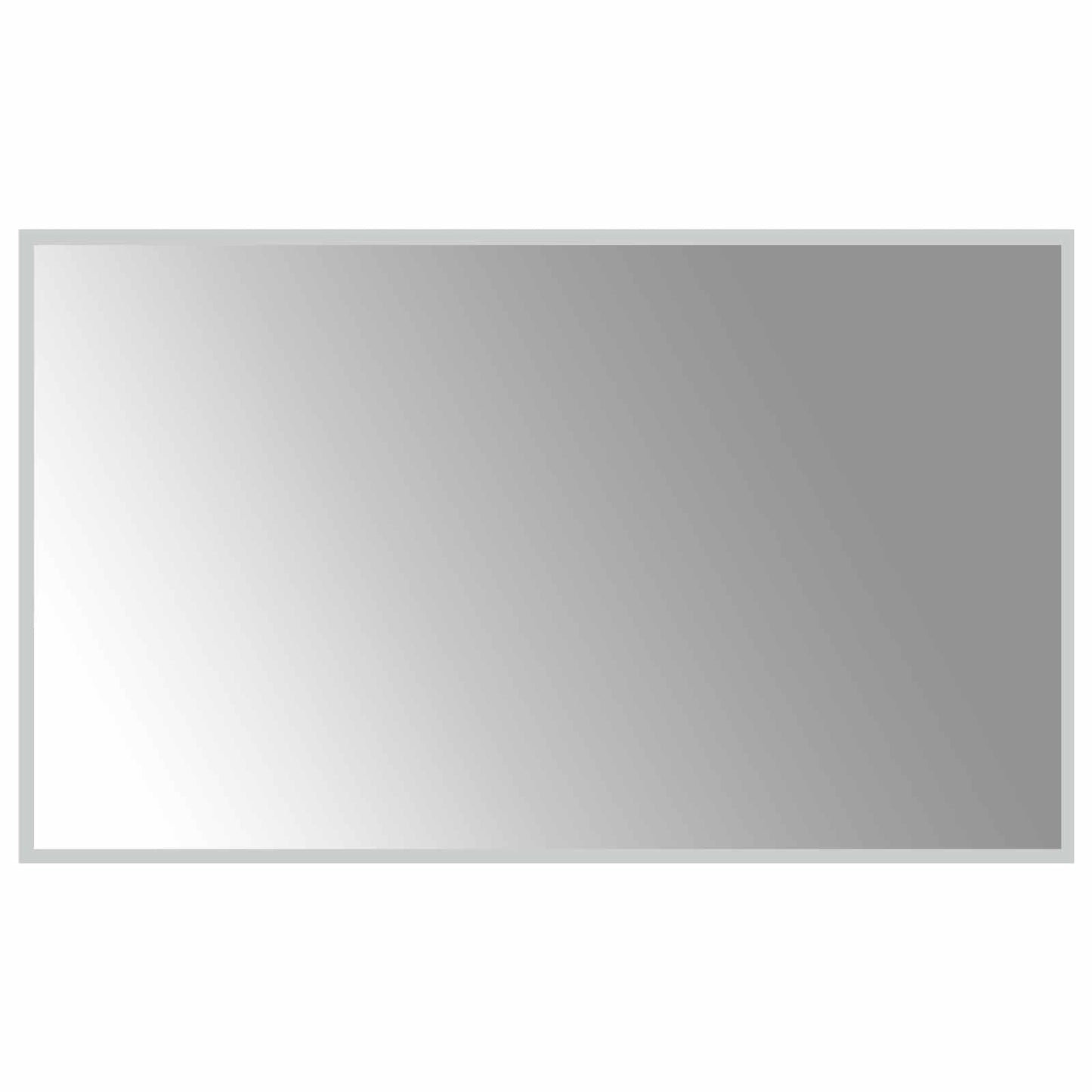 LED vonios veidrodis Skaidrus 100 x 60 cm grūdintas stiklas