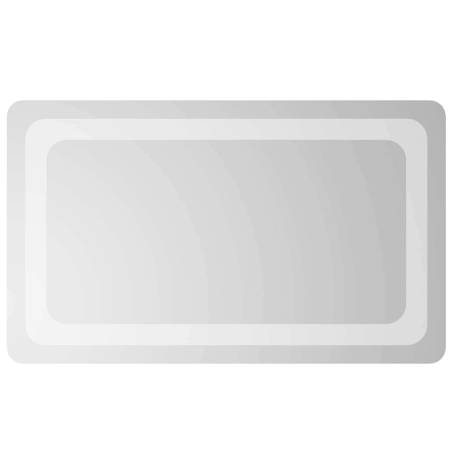 LED vonios veidrodis Skaidrus 50 x 30 cm grūdintas stiklas