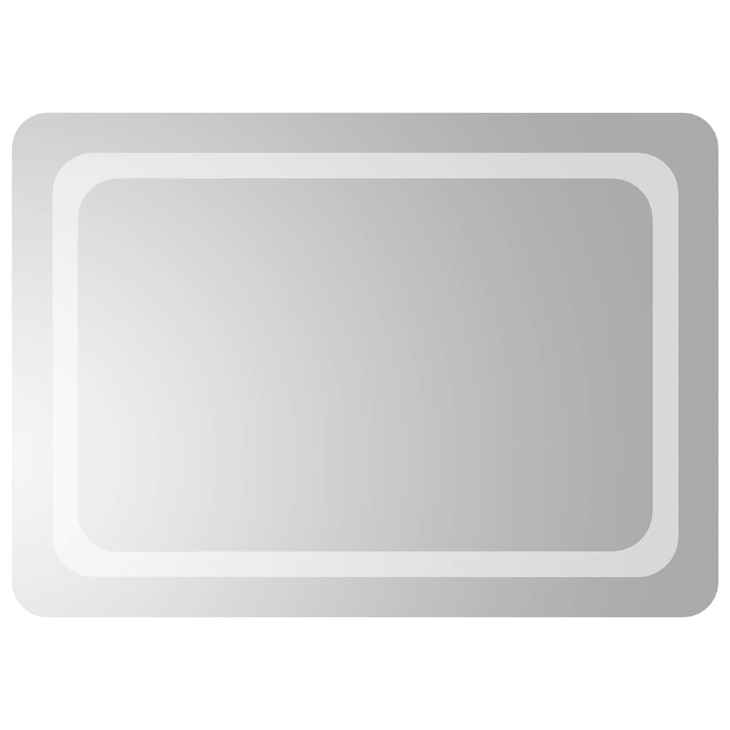 LED vonios veidrodis Skaidrus 70 x 50 cm grūdintas stiklas