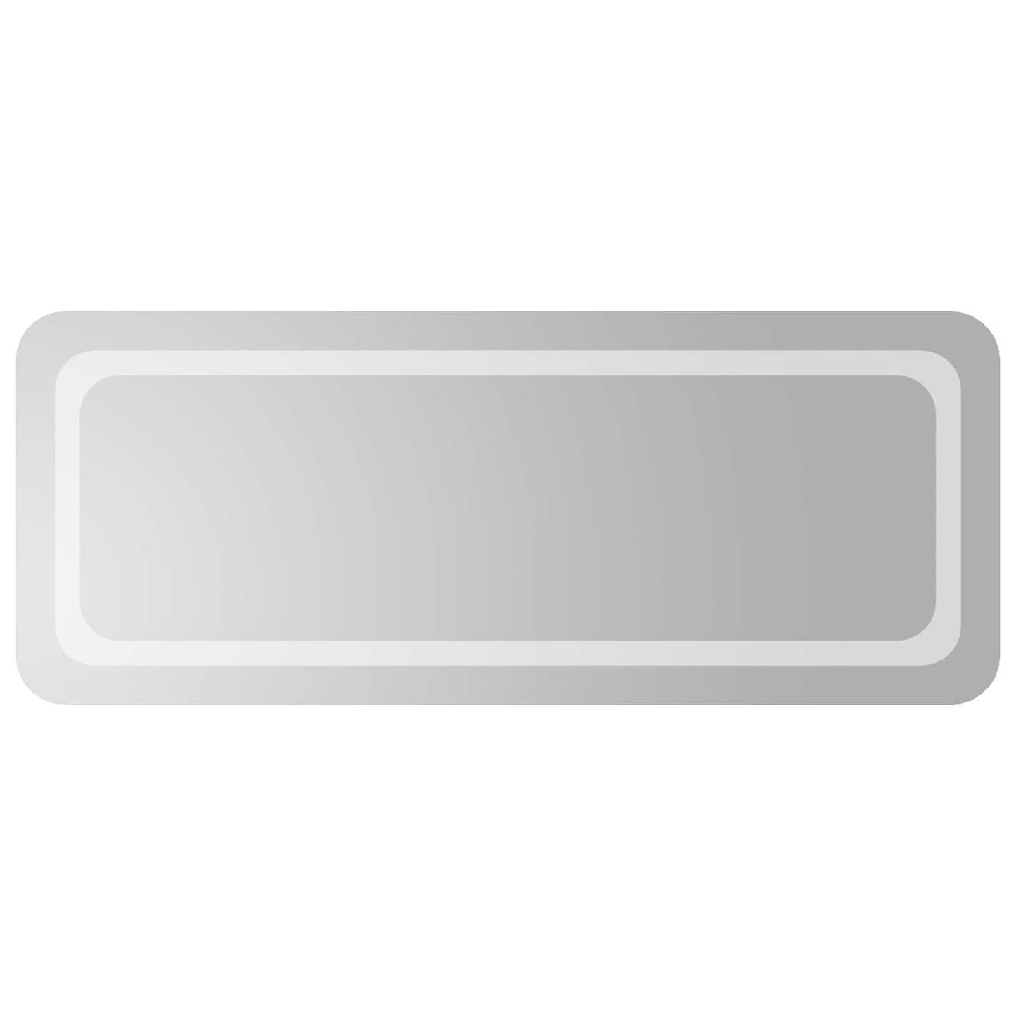 LED vonios veidrodis Skaidrus 100 x 40 cm grūdintas stiklas