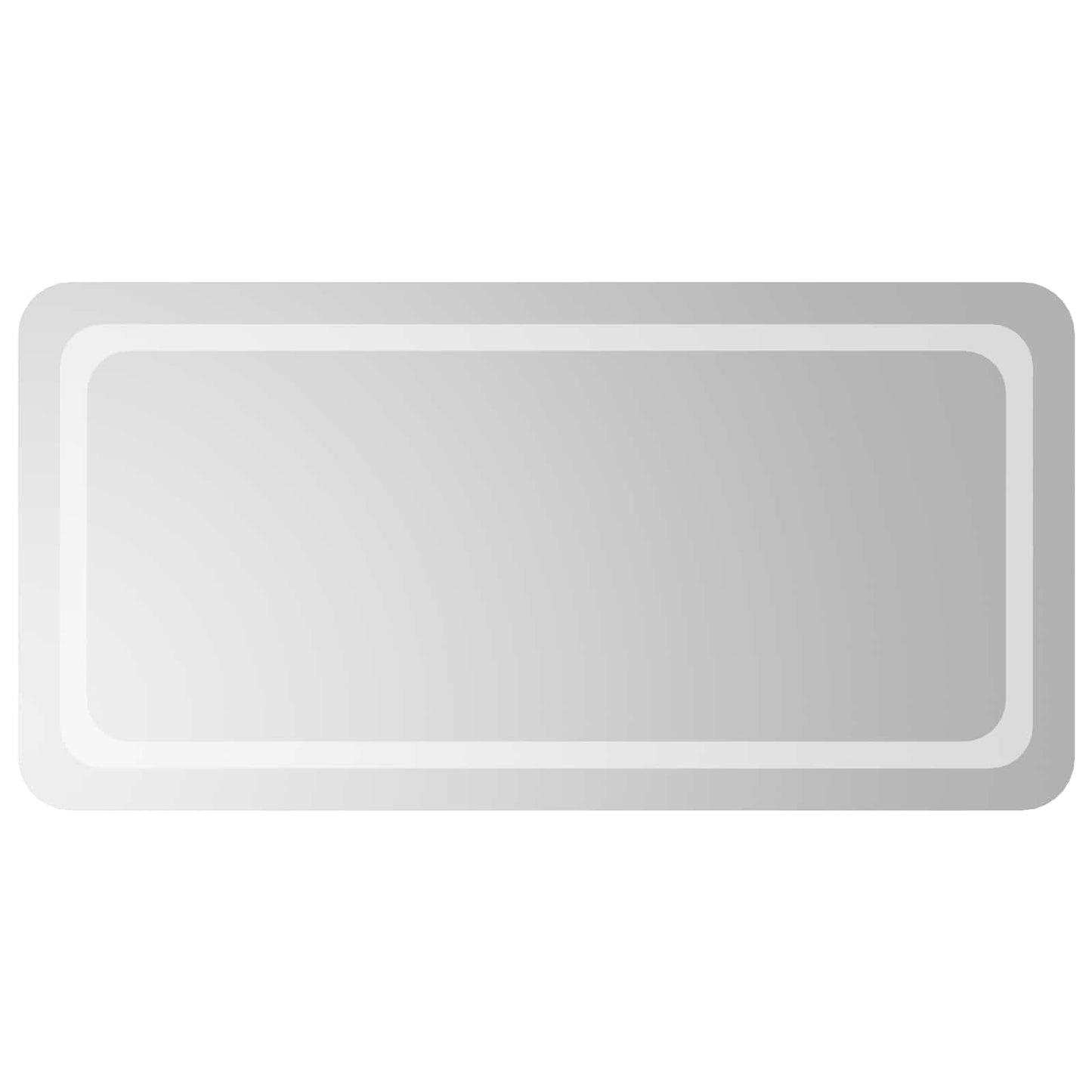 LED vonios veidrodis Skaidrus 100 x 50 cm grūdintas stiklas