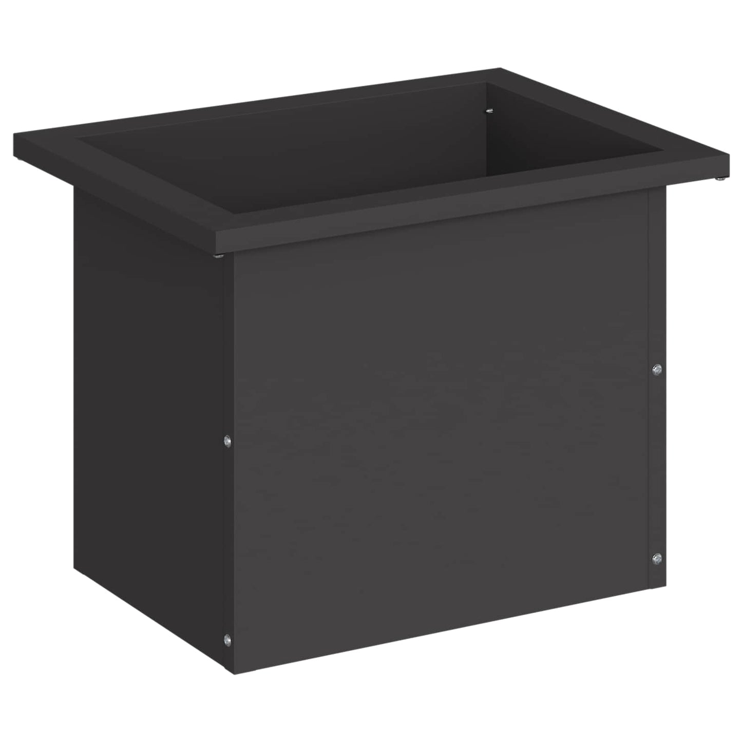 Sodo vazonas su LED Juoda 30 x 40 x 30 cm Plienas