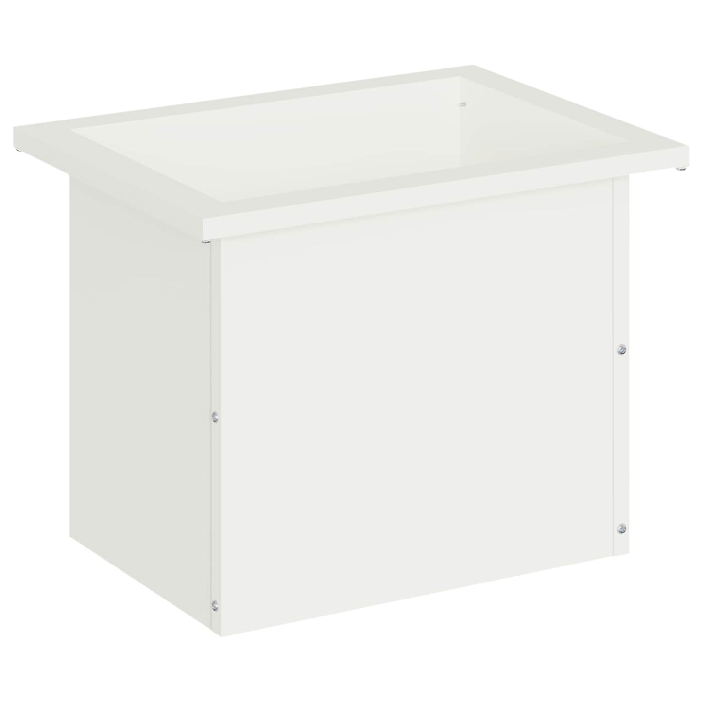 Sodo vazonas su LED Balta 30 x 40 x 30 cm Plienas