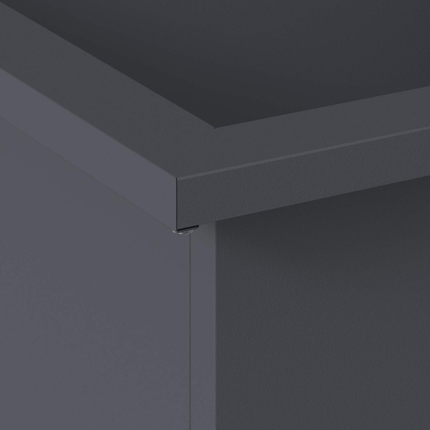 Sodo vazonas su LED Antracitas 30 x 40 x 30 cm Plienas