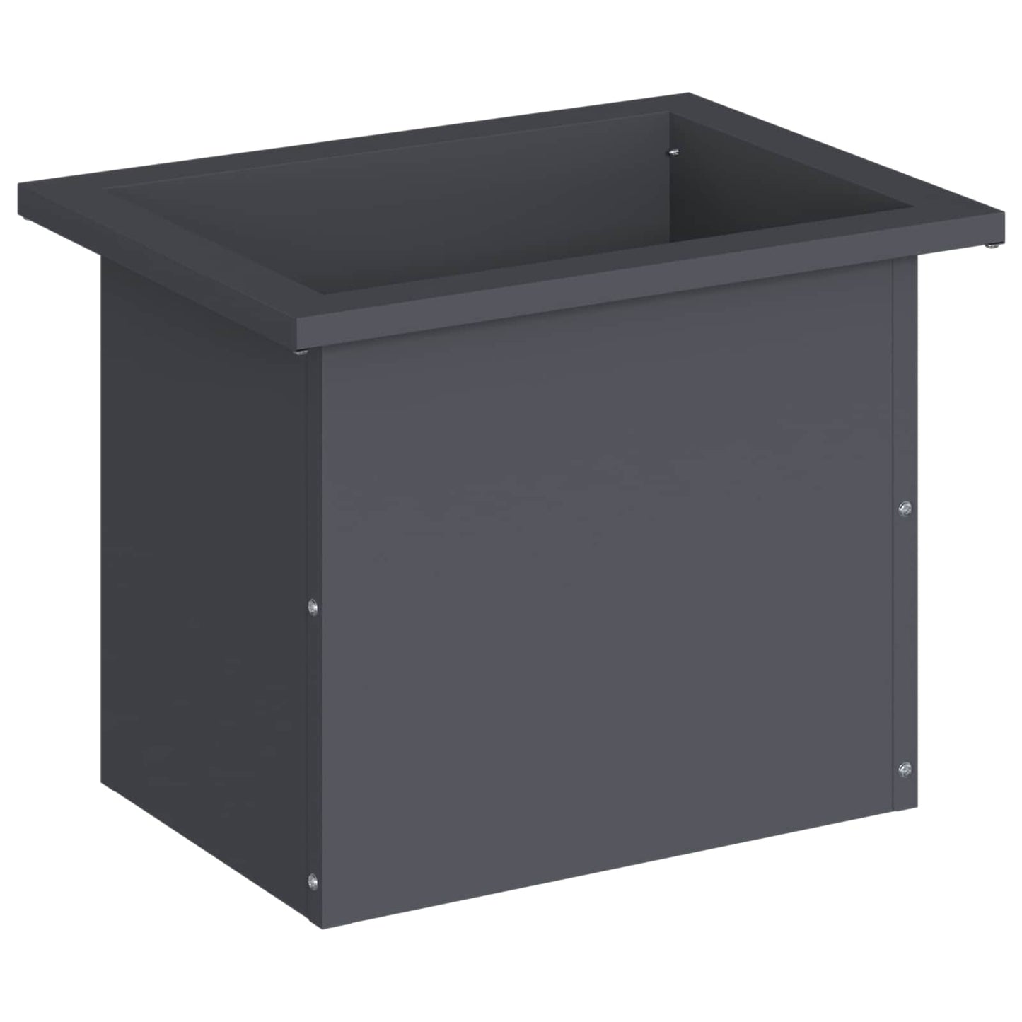 Sodo vazonas su LED Antracitas 30 x 40 x 30 cm Plienas