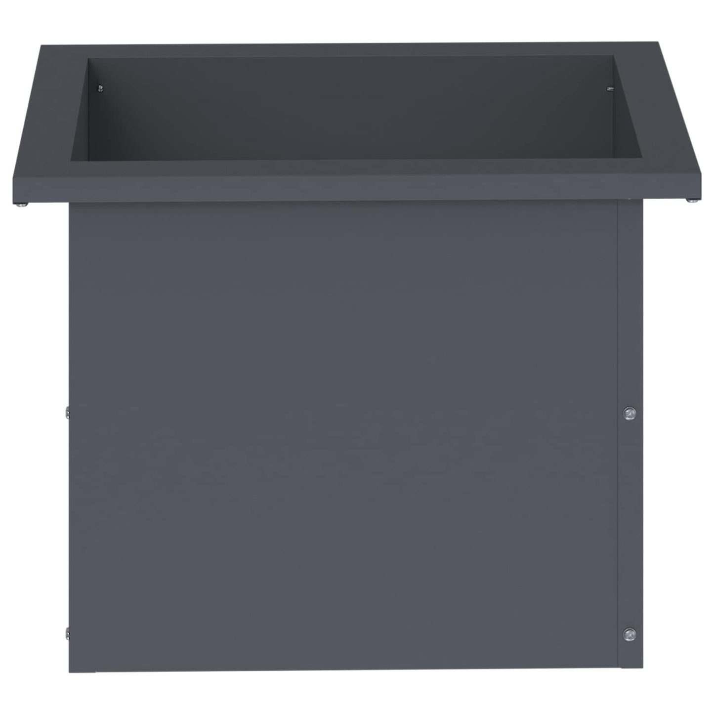 Sodo vazonas su LED Antracitas 30 x 40 x 30 cm Plienas