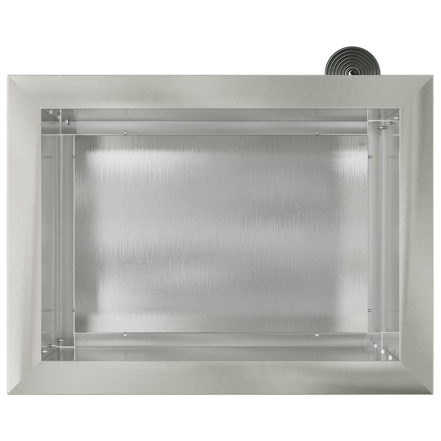 Sodo vazonas su LED 2 vnt. Sidabrinė 30 x 40 x 30 cm